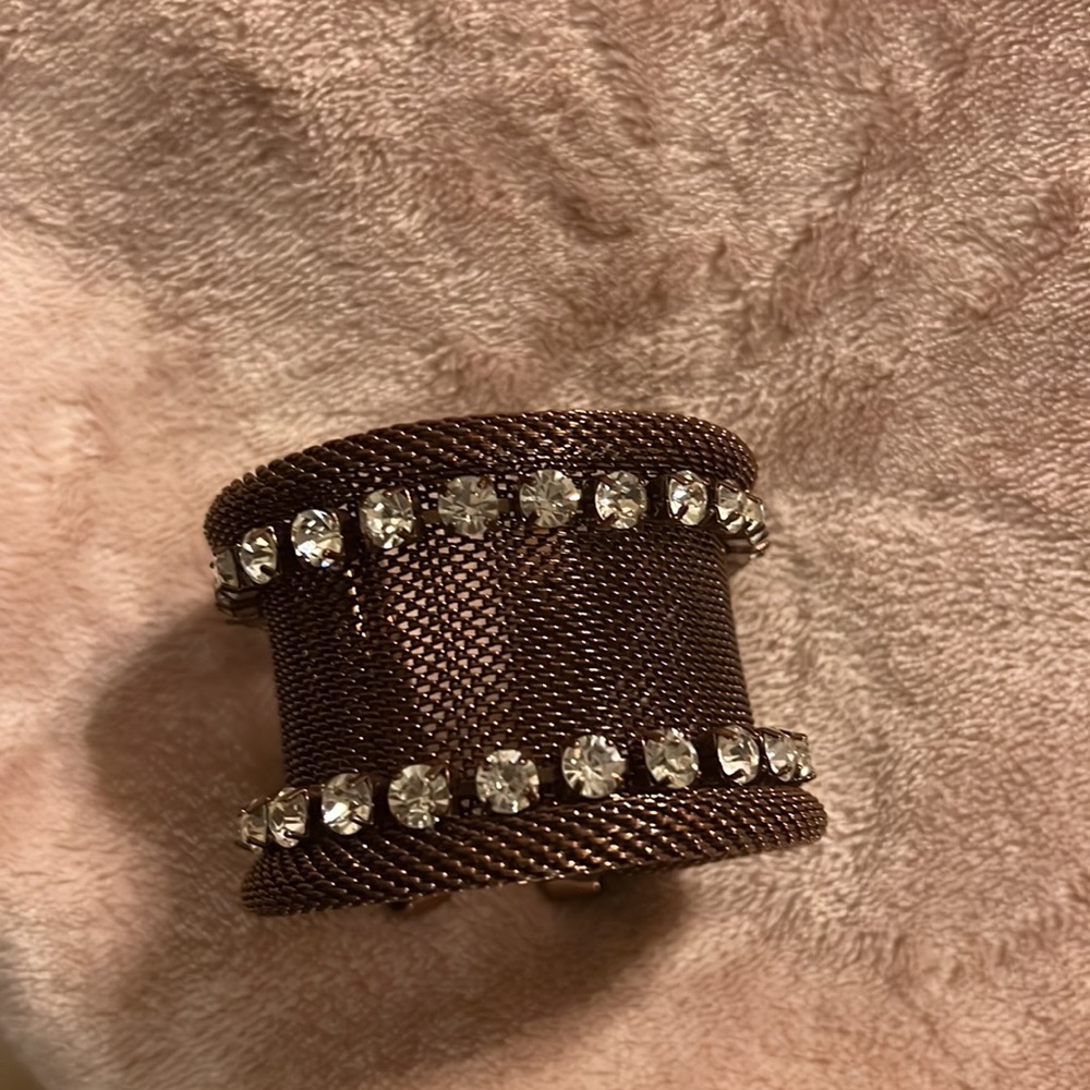 Copper mesh bangle - Picture 9 of 9